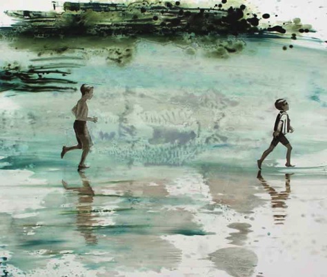 'following the wave'
22 x 26
oil on aluminum